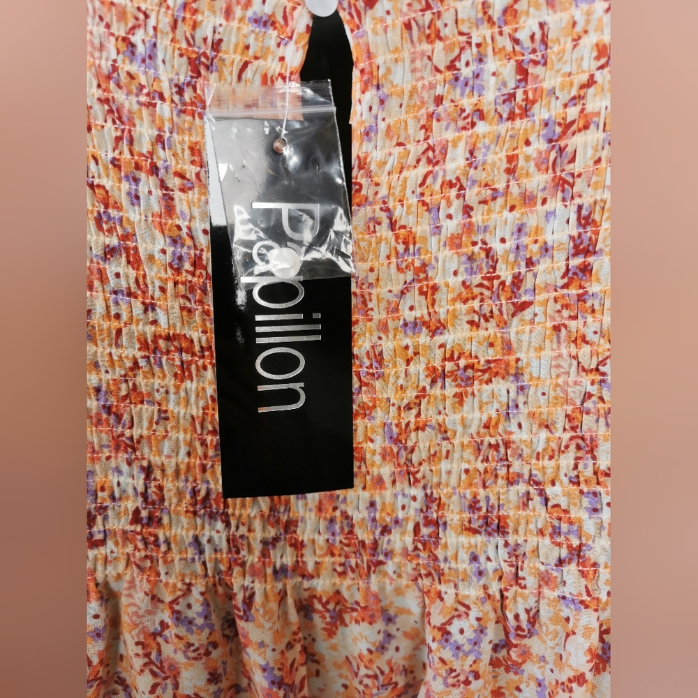Papillon Ditsy Floral Blouse with Ruffle Sleeves - Picture 6 of 8